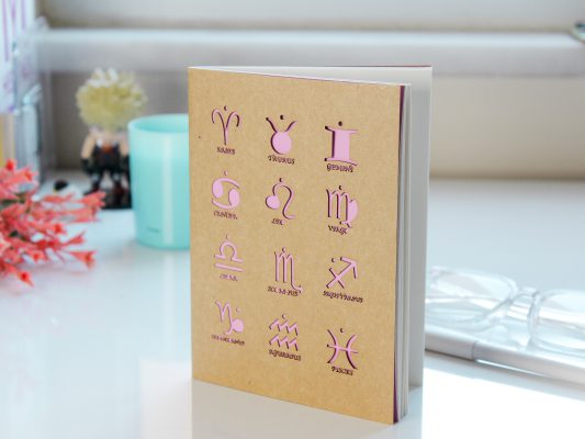 Zodyak Defter - Pembe